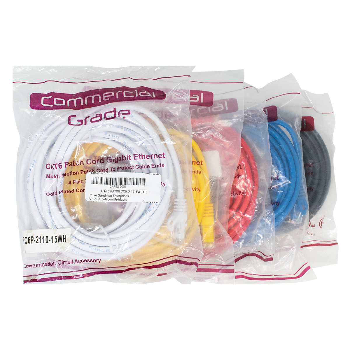 14' CAT6 PATCH CORD BUNDLE 14' CAT6 PATCH CORD BUNDLE