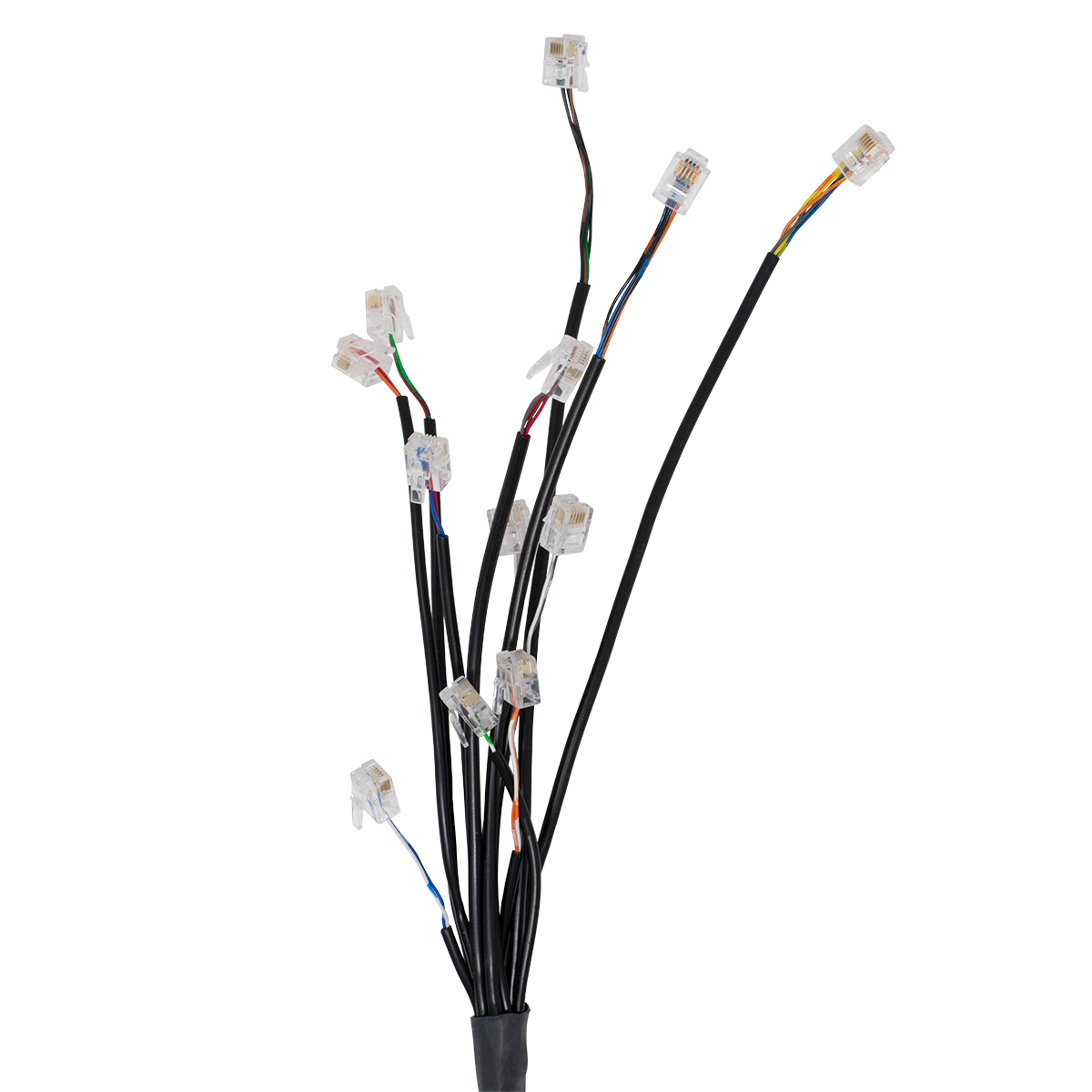 QWIK 10' Mitel 3300 Analog Chassis Cable (Plug View) QWIK 10' Mitel 3300 Analog Chassis Cable (Plug View)