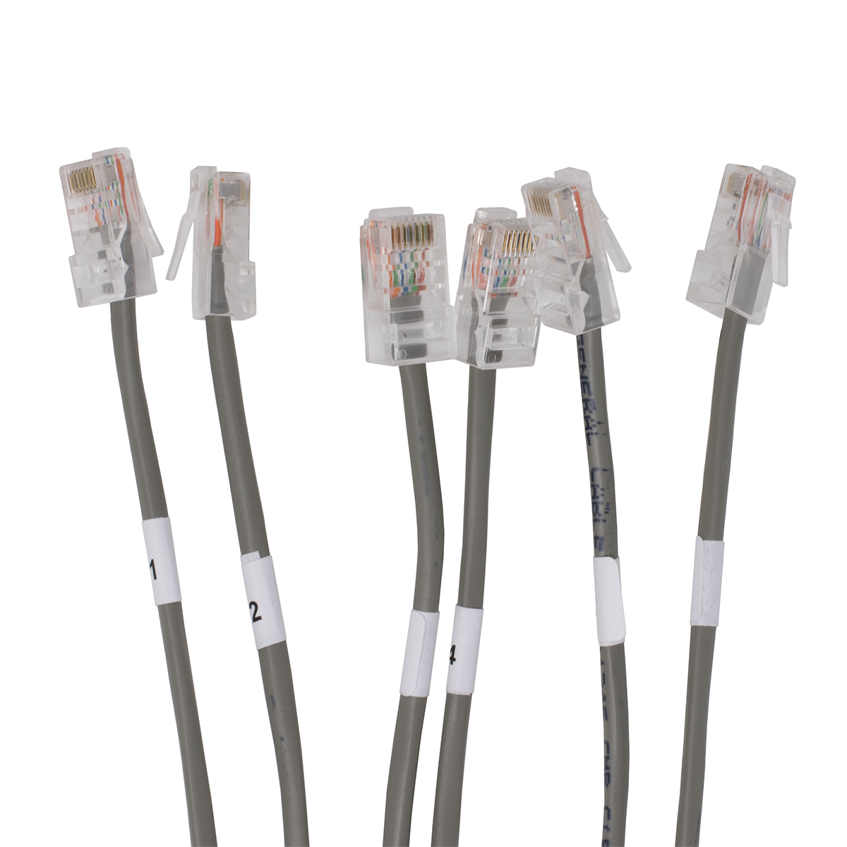 QWIK 6' 6x8 WECO Cable with Male Amp (Plug View) QWIK 6' 6x8 WECO Cable with Male Amp (Plug View)