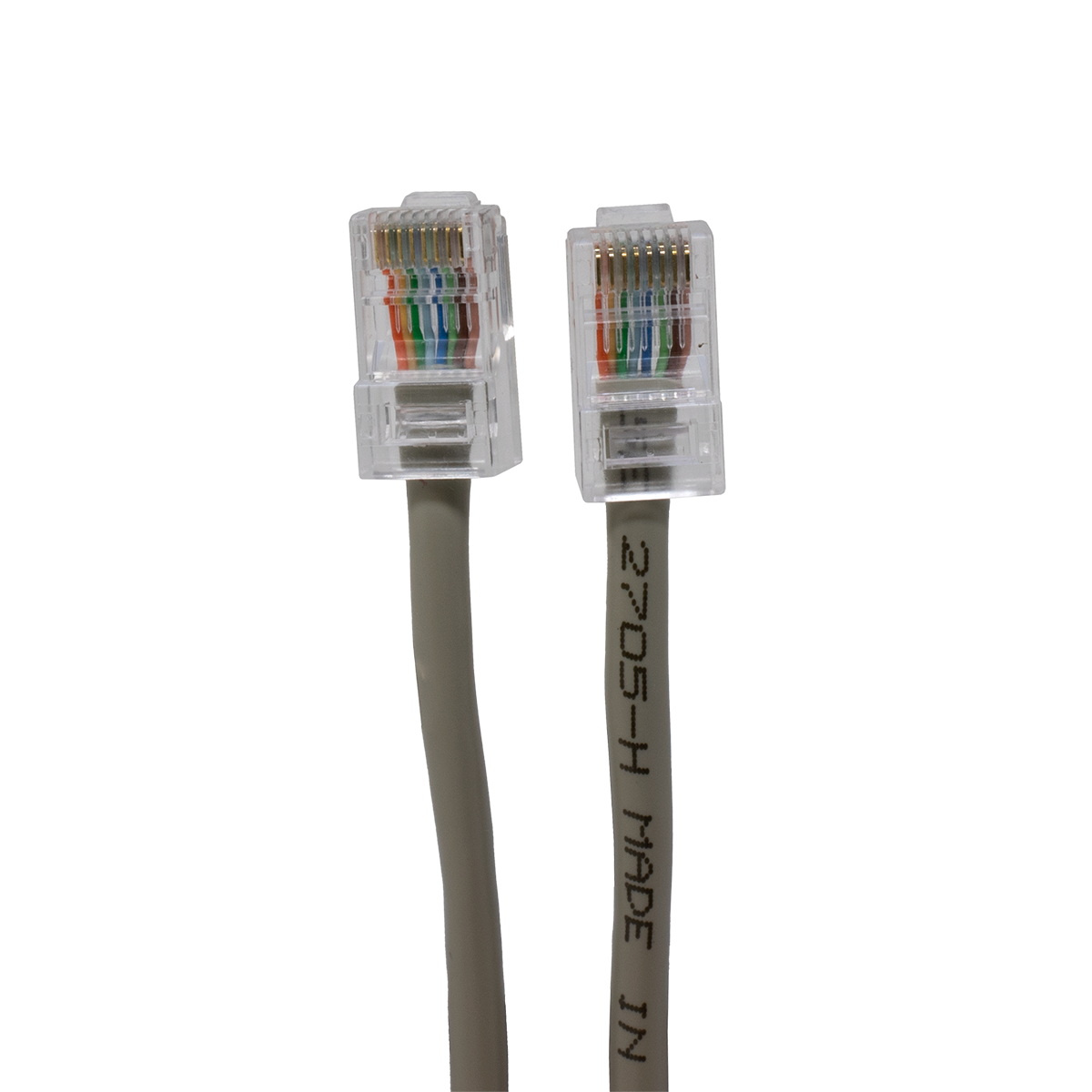 4 Pair 15' Solid Wire Cord (Plug View) 4 Pair 15' Solid Wire Cord (Plug View)