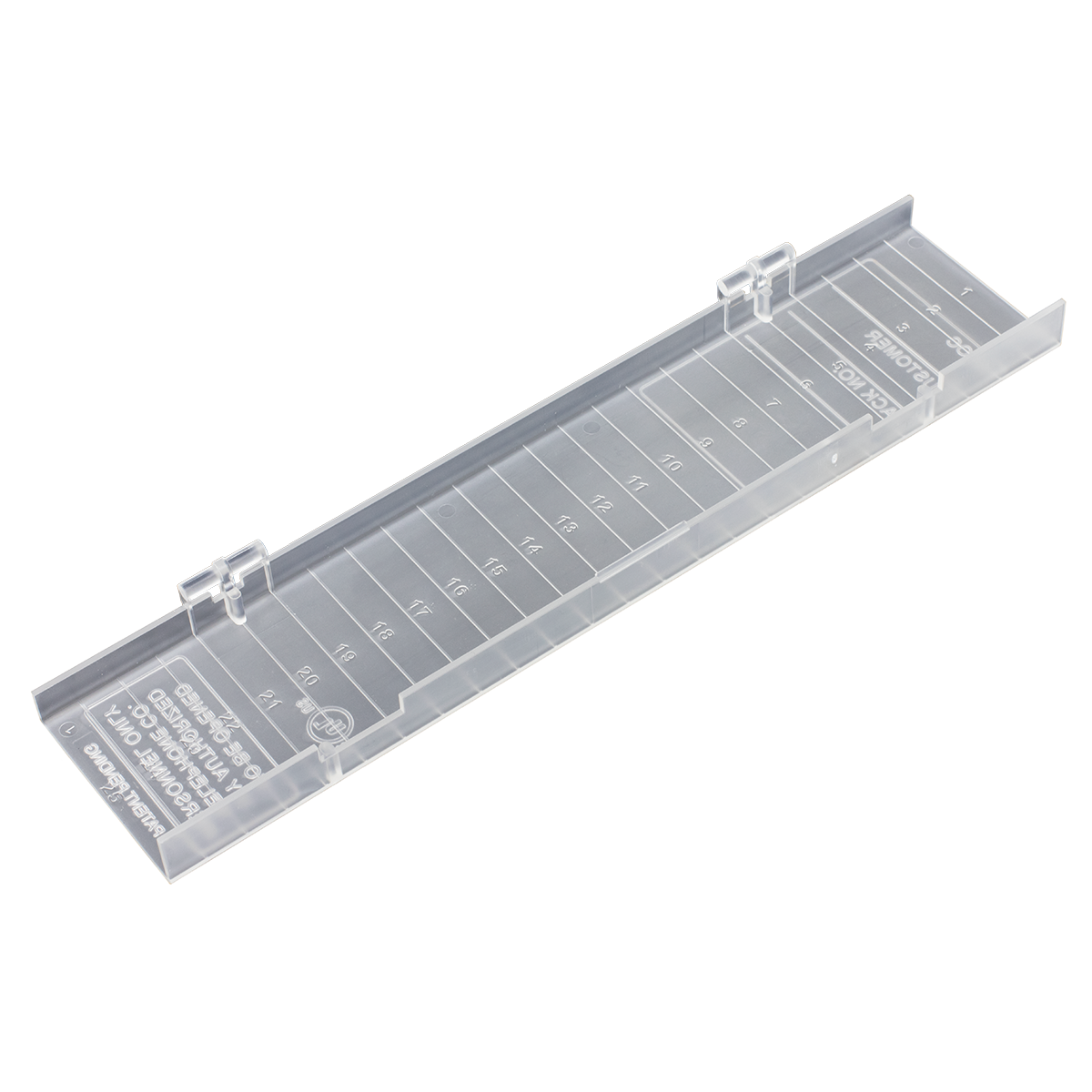 Clear Hinged 66M Block Cover
