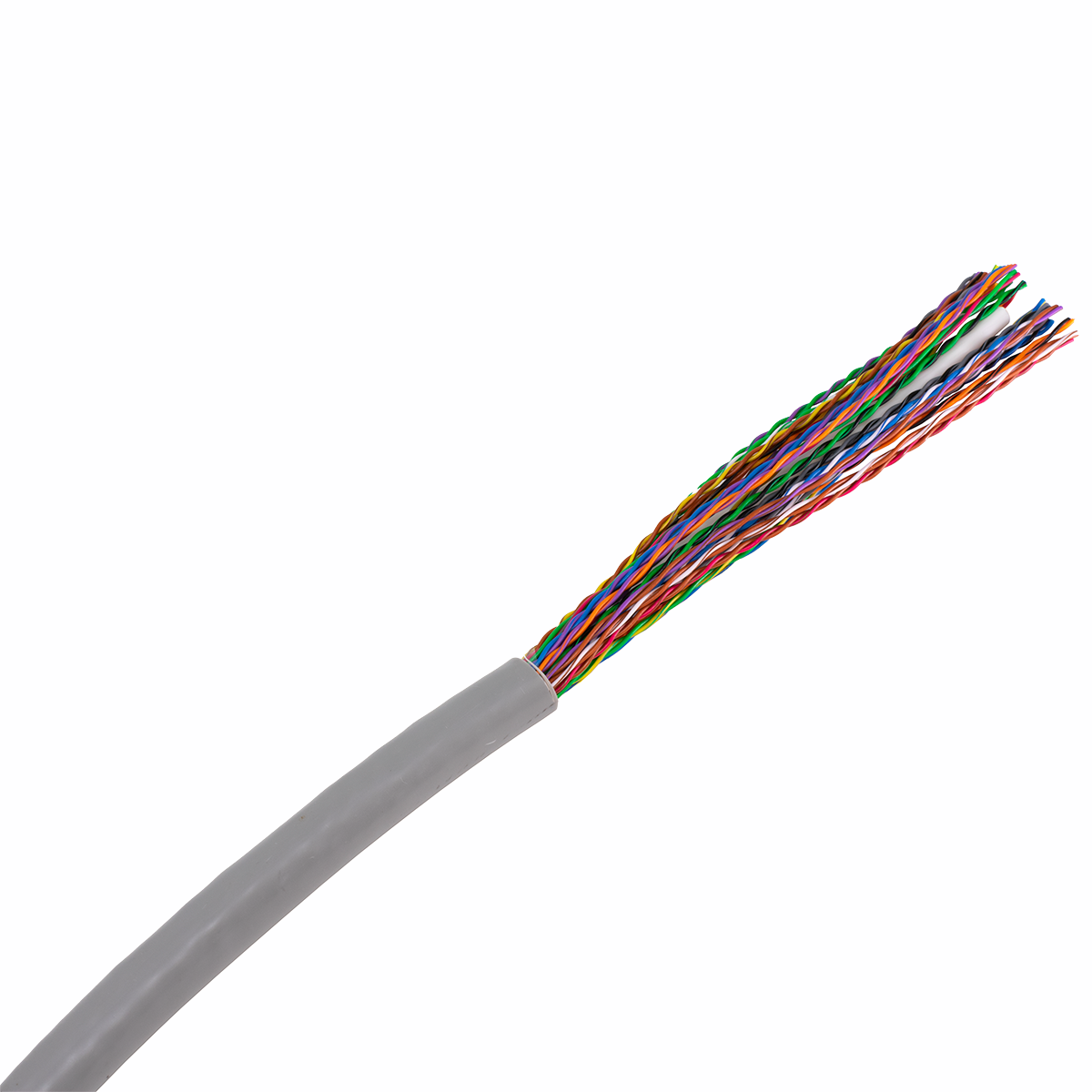 Bulk Cut 25 Pair CAT5E PVC Cable (1 foot)