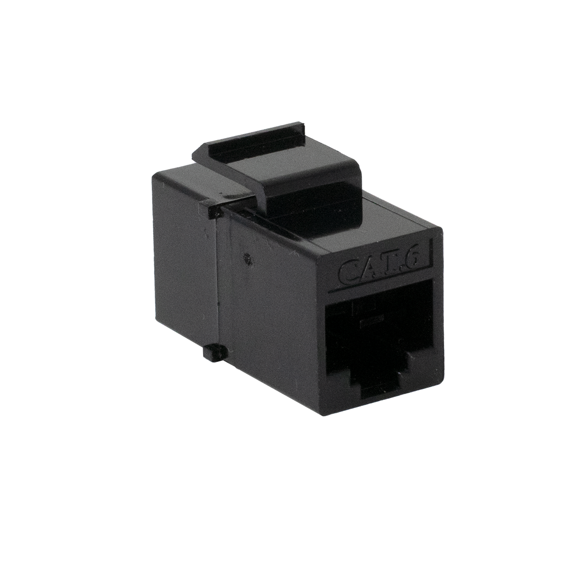 CAT6 KEYSTONE COUPLER BLACK CAT6 KEYSTONE COUPLER BLACK