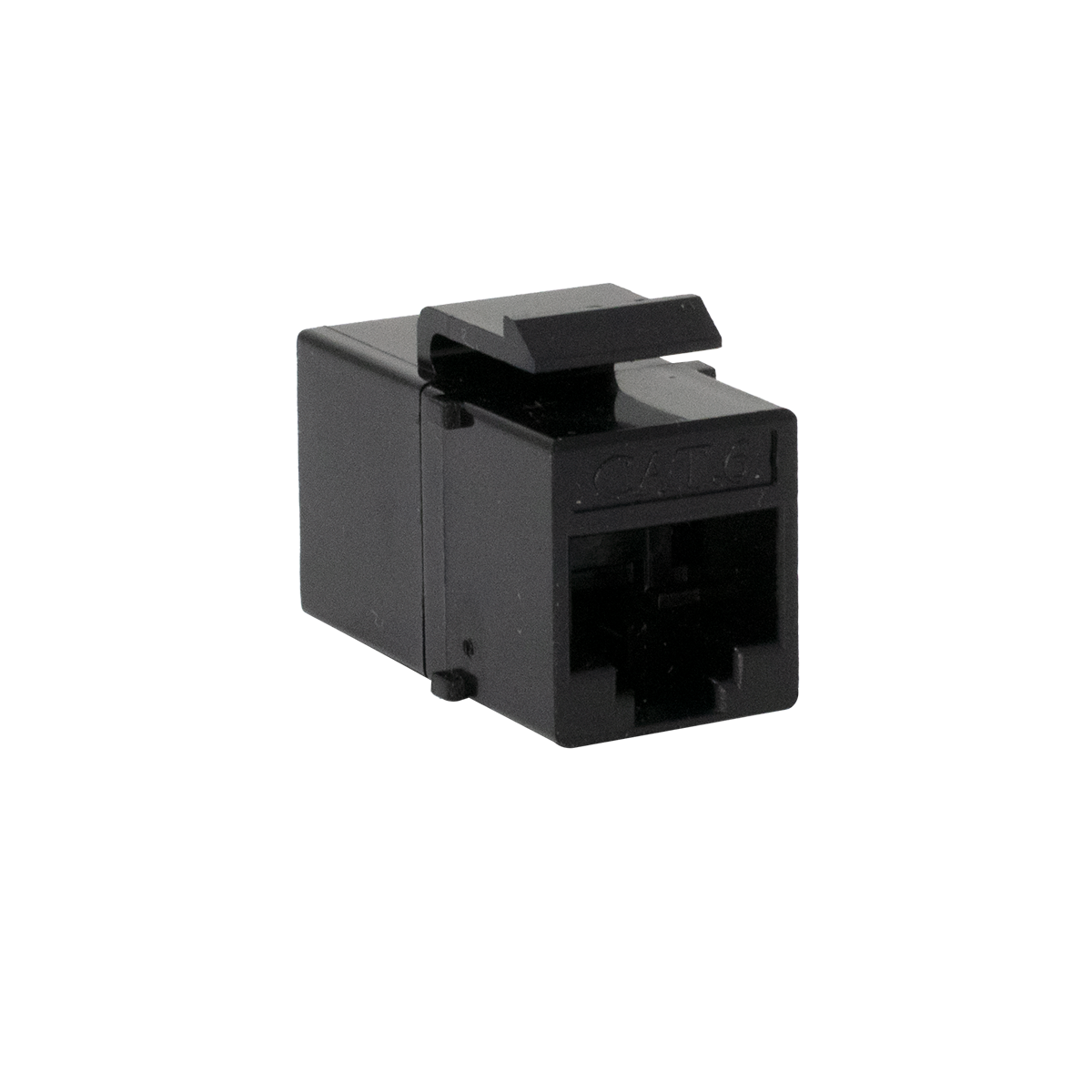 CAT6 KEYSTONE COUPLER BLACK CAT6 KEYSTONE COUPLER BLACK