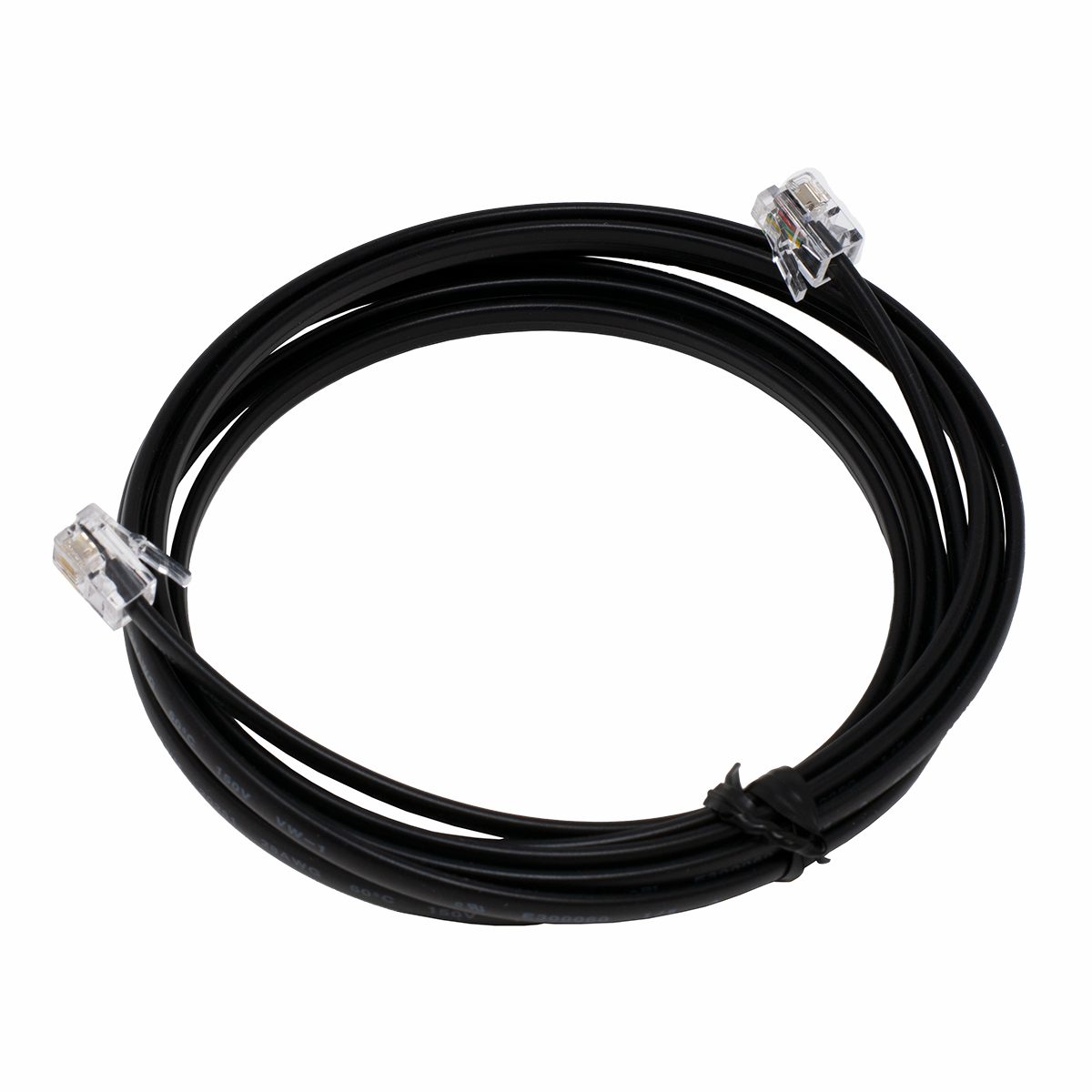 7' Straight (Non-Coiled) Black Handset Cord 7' Straight (Non-Coiled) Black Handset Cord