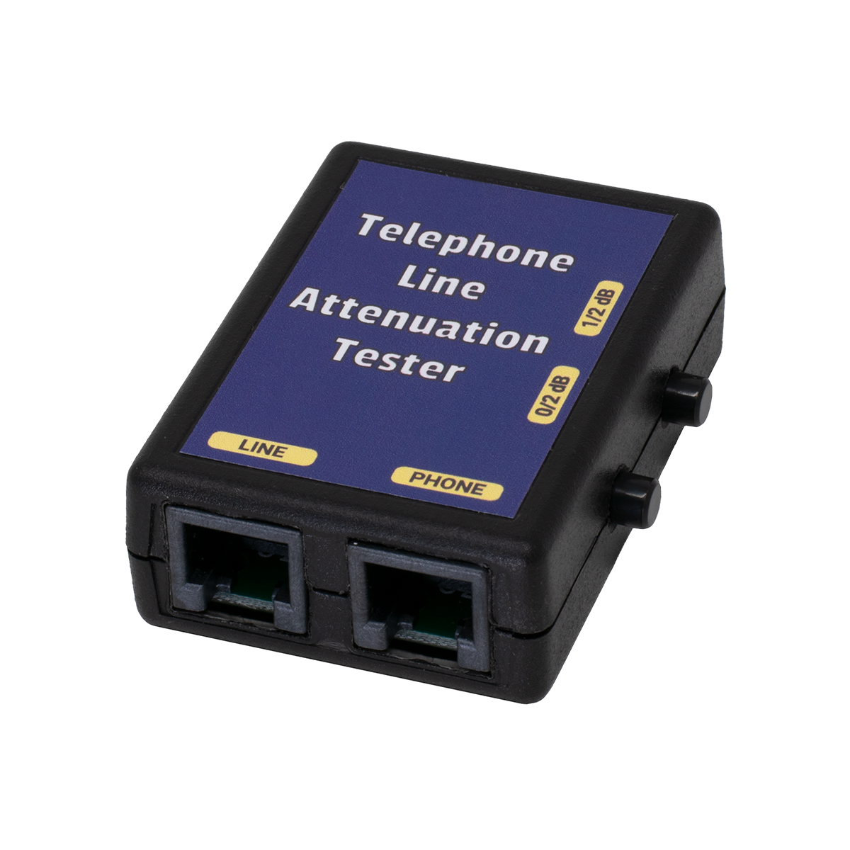 Phone Line Attenuation Tester (Side View) Phone Line Attenuation Tester (Side View)