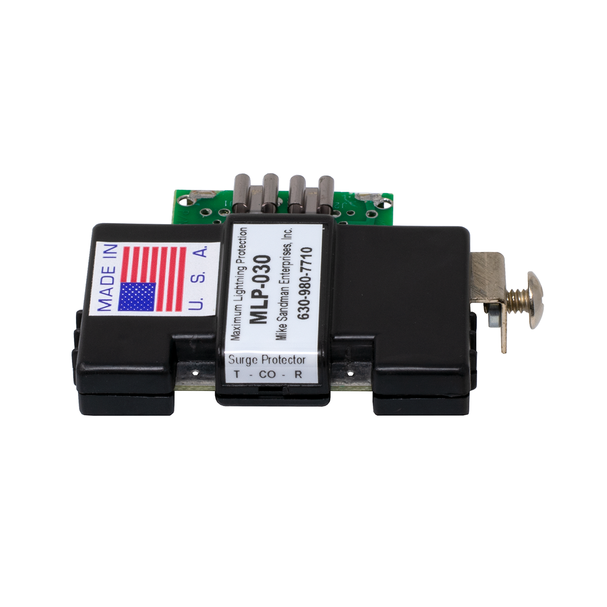 MLP-030 12-24V 1 Pair Data Lightning Protector (Front View) MLP-030 12-24V 1 Pair Data Lightning Protector (Front View)