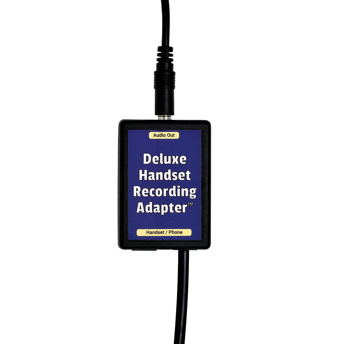 Deluxe Handset Recording Adapter (Top View)