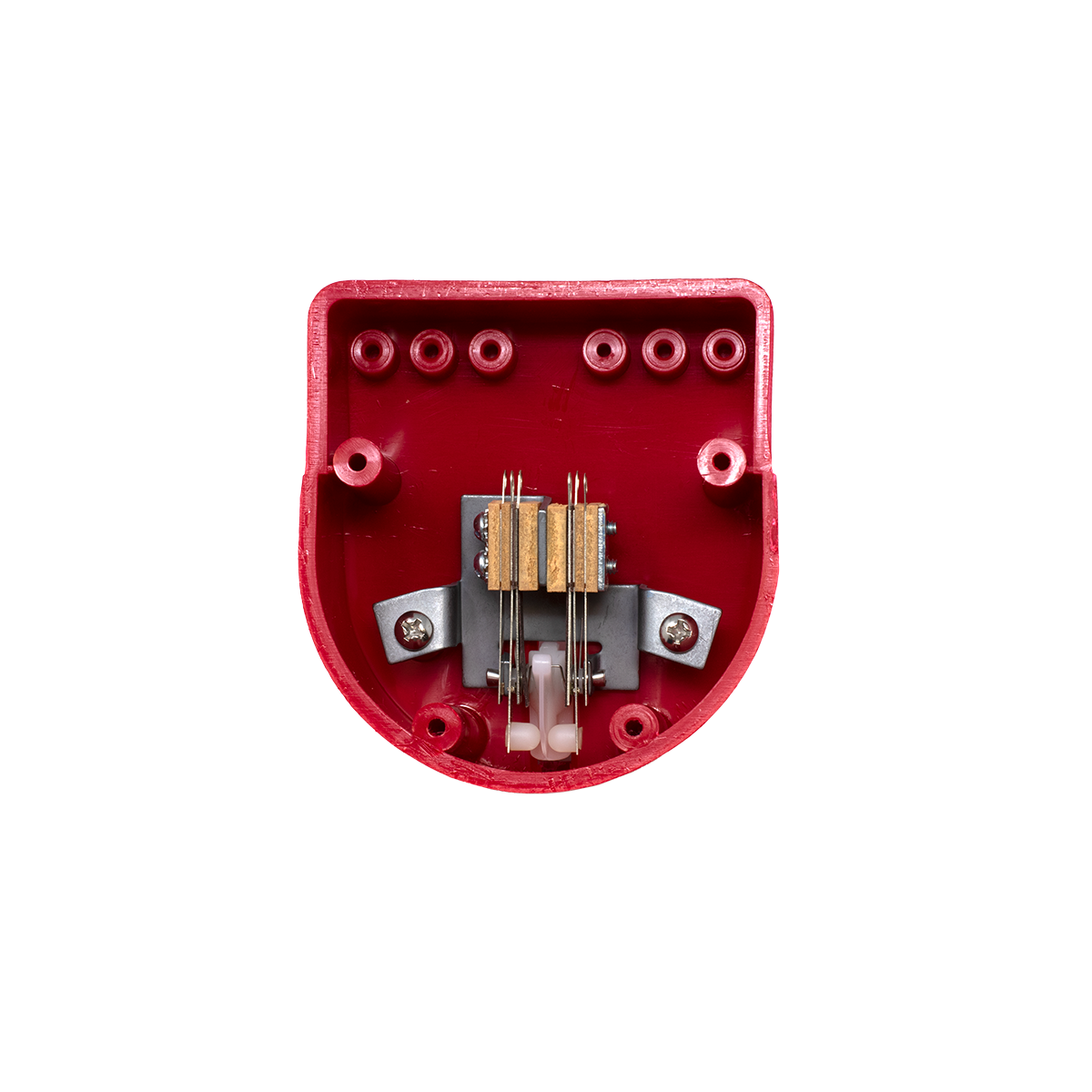 Red Plastic Cup Mechanical Hookswitch (Back View) Red Plastic Cup Mechanical Hookswitch (Back View)