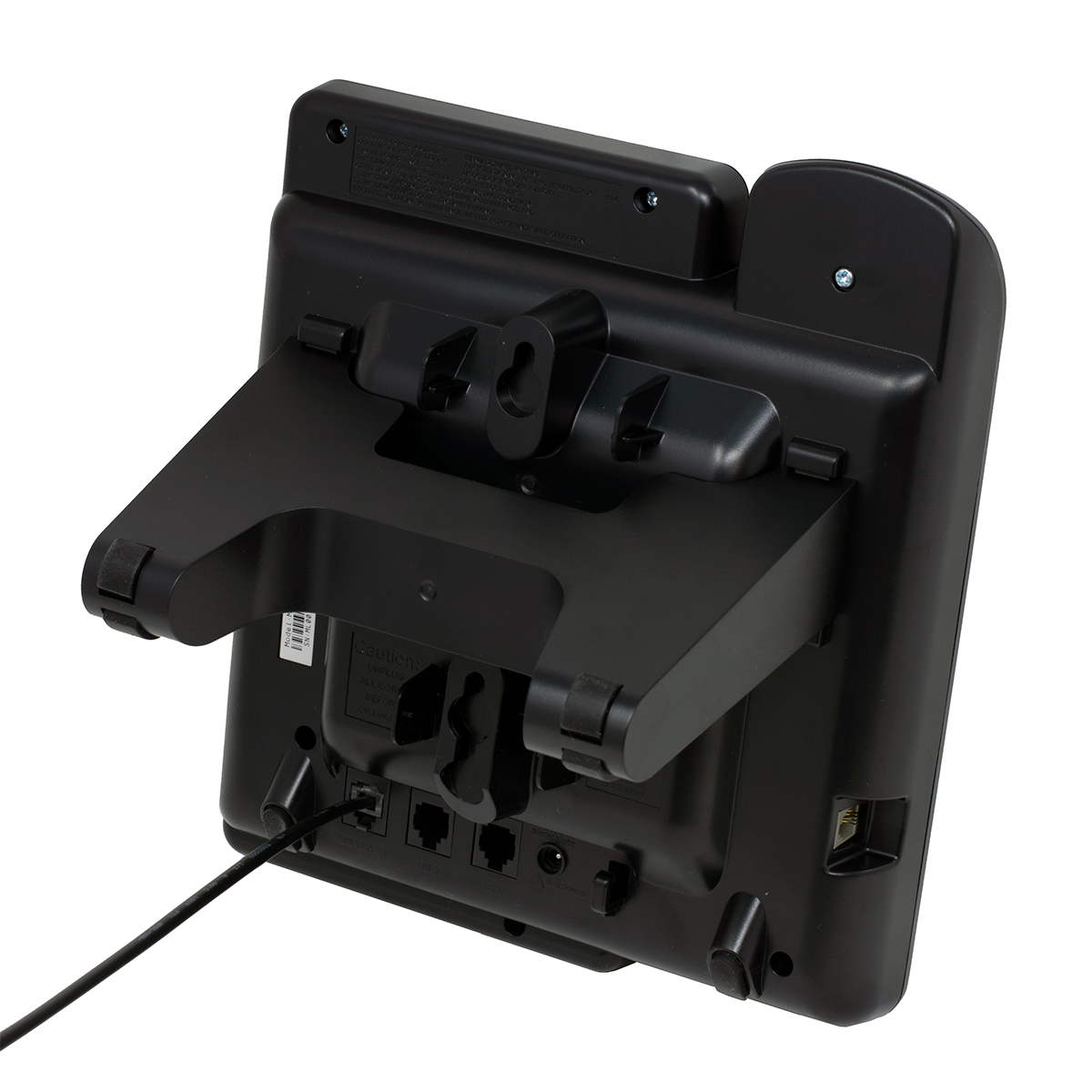 25' Black 4 Conductor (6P4C) Telephone Line Cord (Phone View) 25' Black 4 Conductor (6P4C) Telephone Line Cord (Phone View)