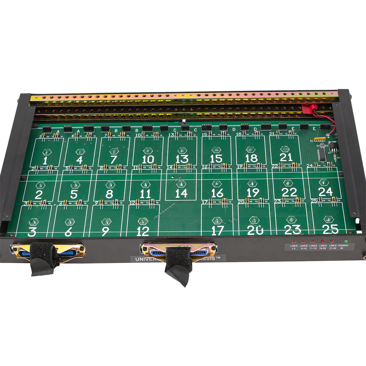 25 Line Telephony Chassis (Inside View) 25 Line Telephony Chassis (Inside View)