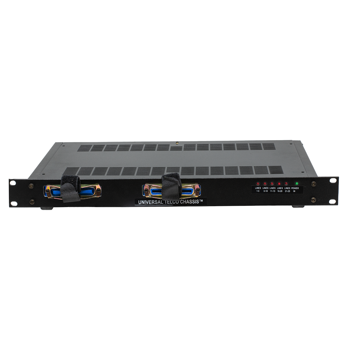 25 Line Telephony Chassis (Front View) 25 Line Telephony Chassis (Front View)