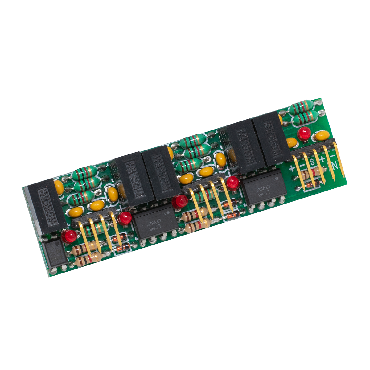 5-Line Loop Current Booster Chassis Power Module (Top VIew) 5-Line Loop Current Booster Chassis Power Module (Top VIew)