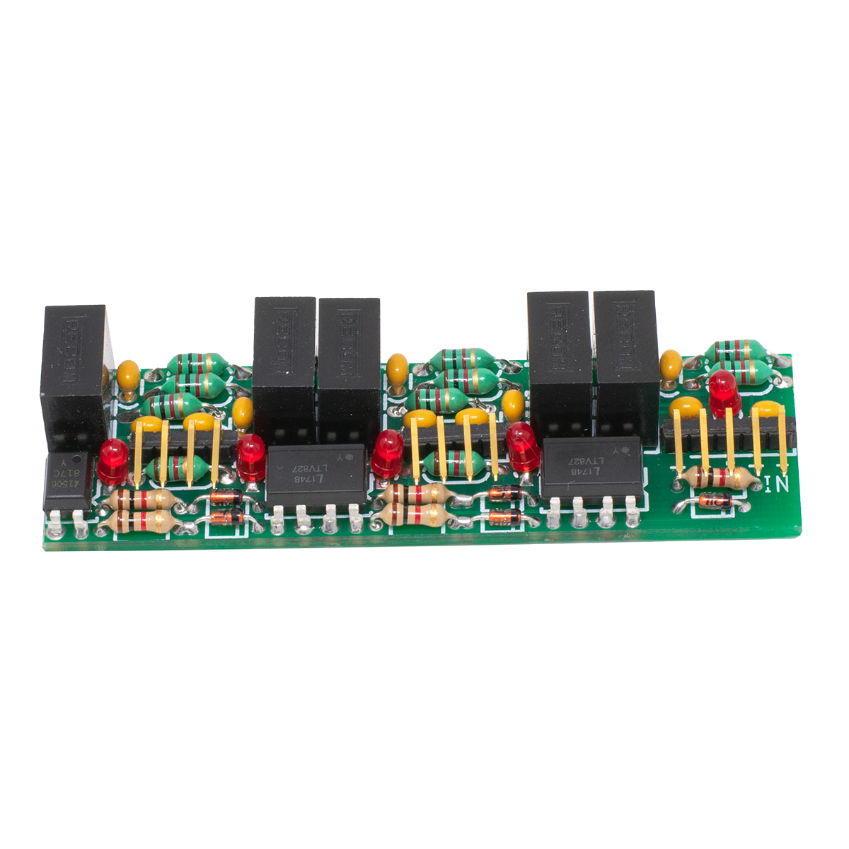 5-Line Loop Current Booster Chassis Power Module (Side View) 5-Line Loop Current Booster Chassis Power Module (Side View)