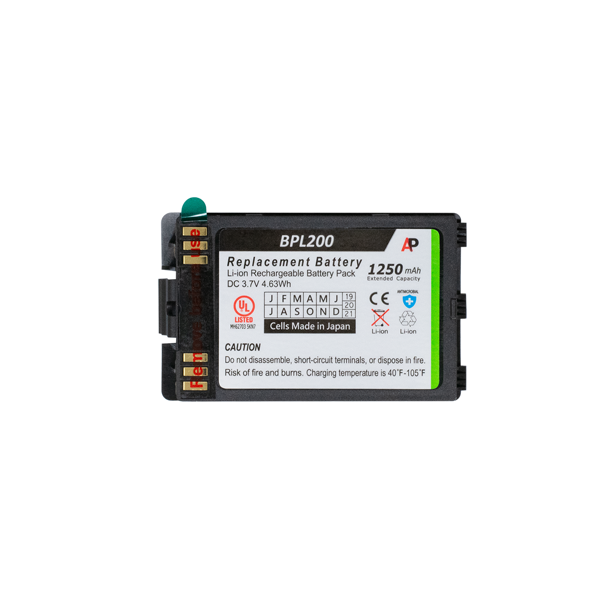 POLYCOM LTB100, 1250MAH,CHARCOAL, LI-ION POLYCOM LTB100, 1250MAH,CHARCOAL, LI-ION