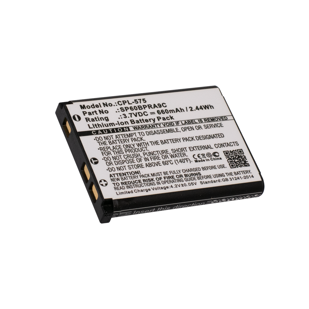 thumbnail image 2 of Landline Phone Battery Replaces Panasonic KX-PRA10EX 2 of 13
