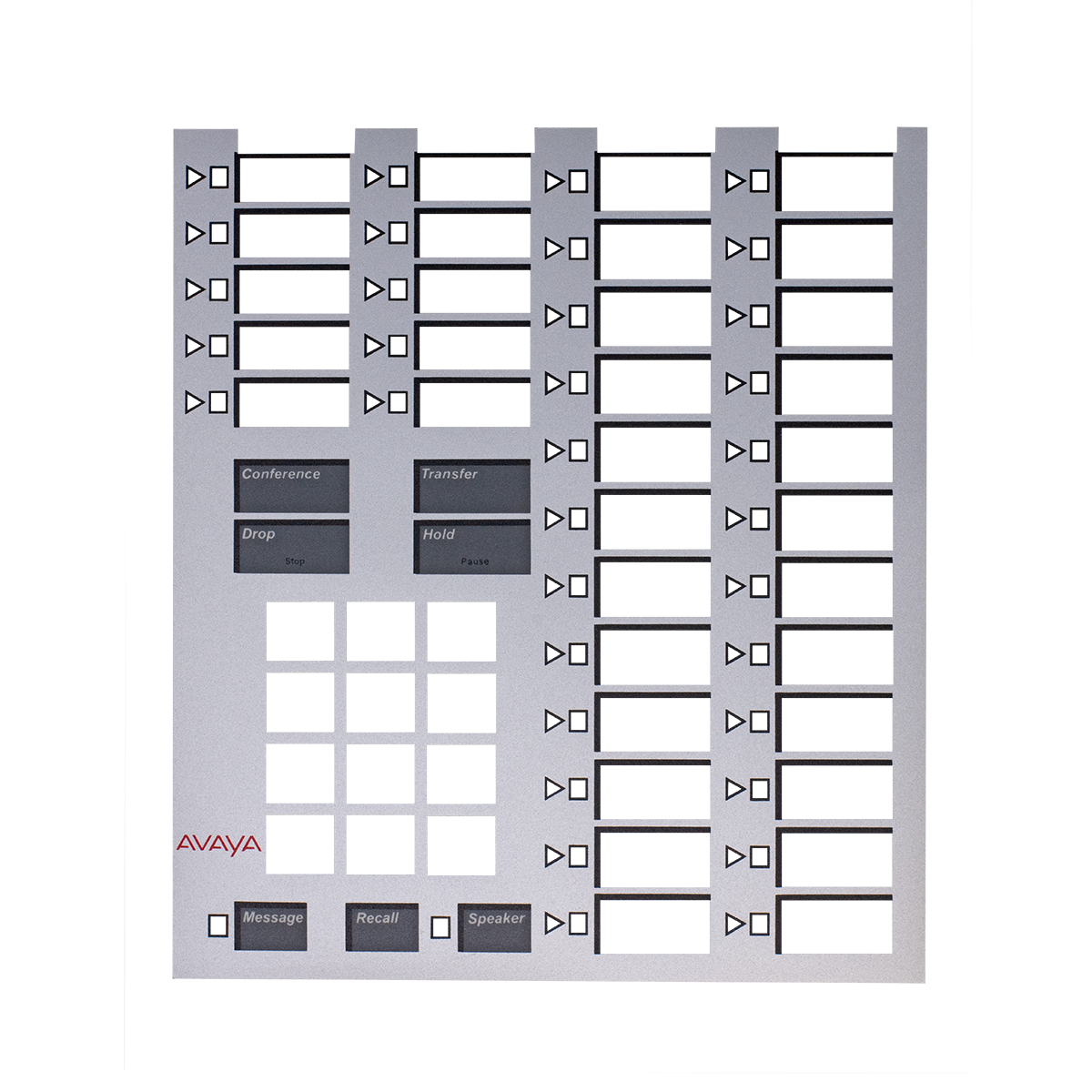 AVAYA, AT&T, MERLIN 34 BUTTON (7305), SILVER GRAPH