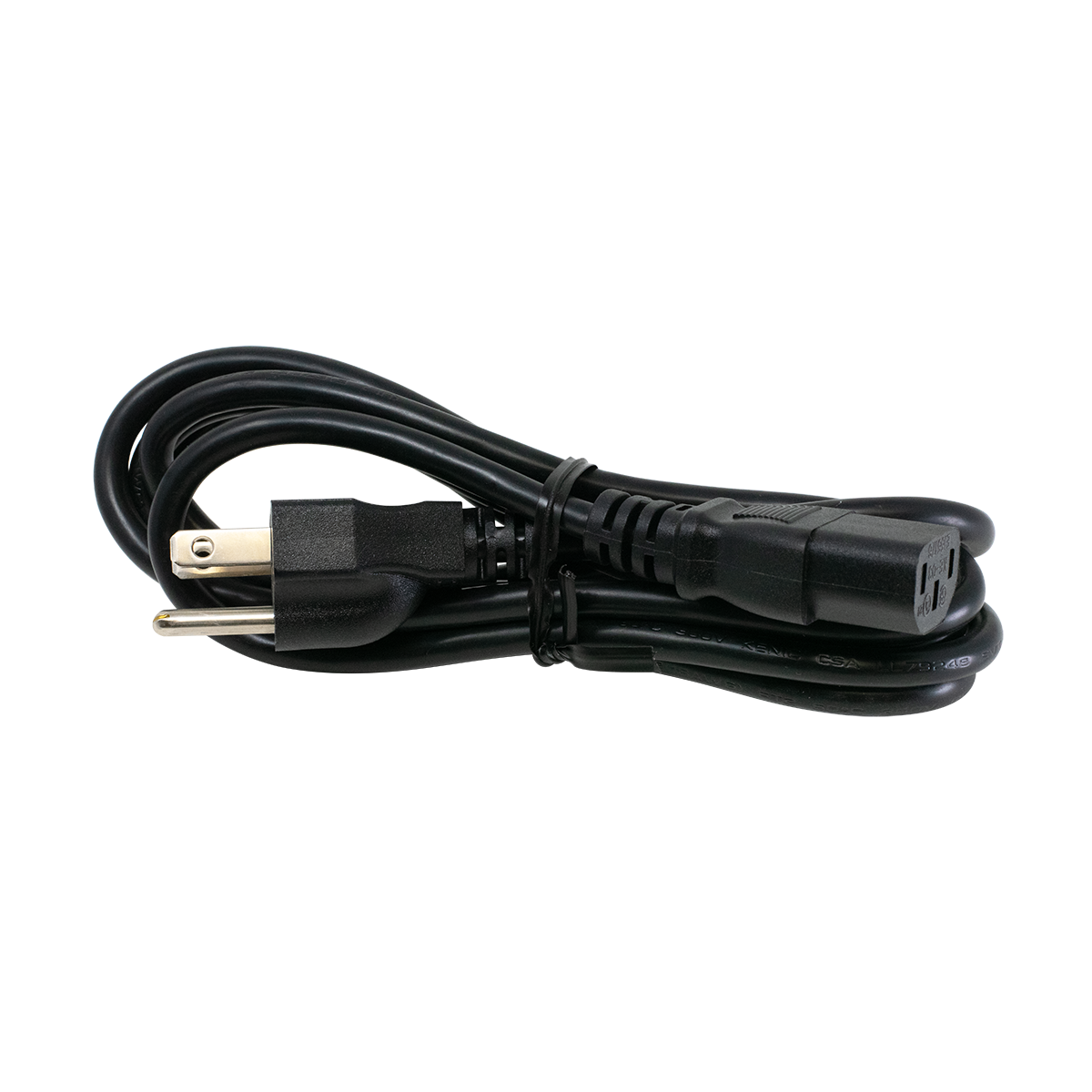 AC POWER CORD, 5', BLACK, 3 PRONG STANDARD