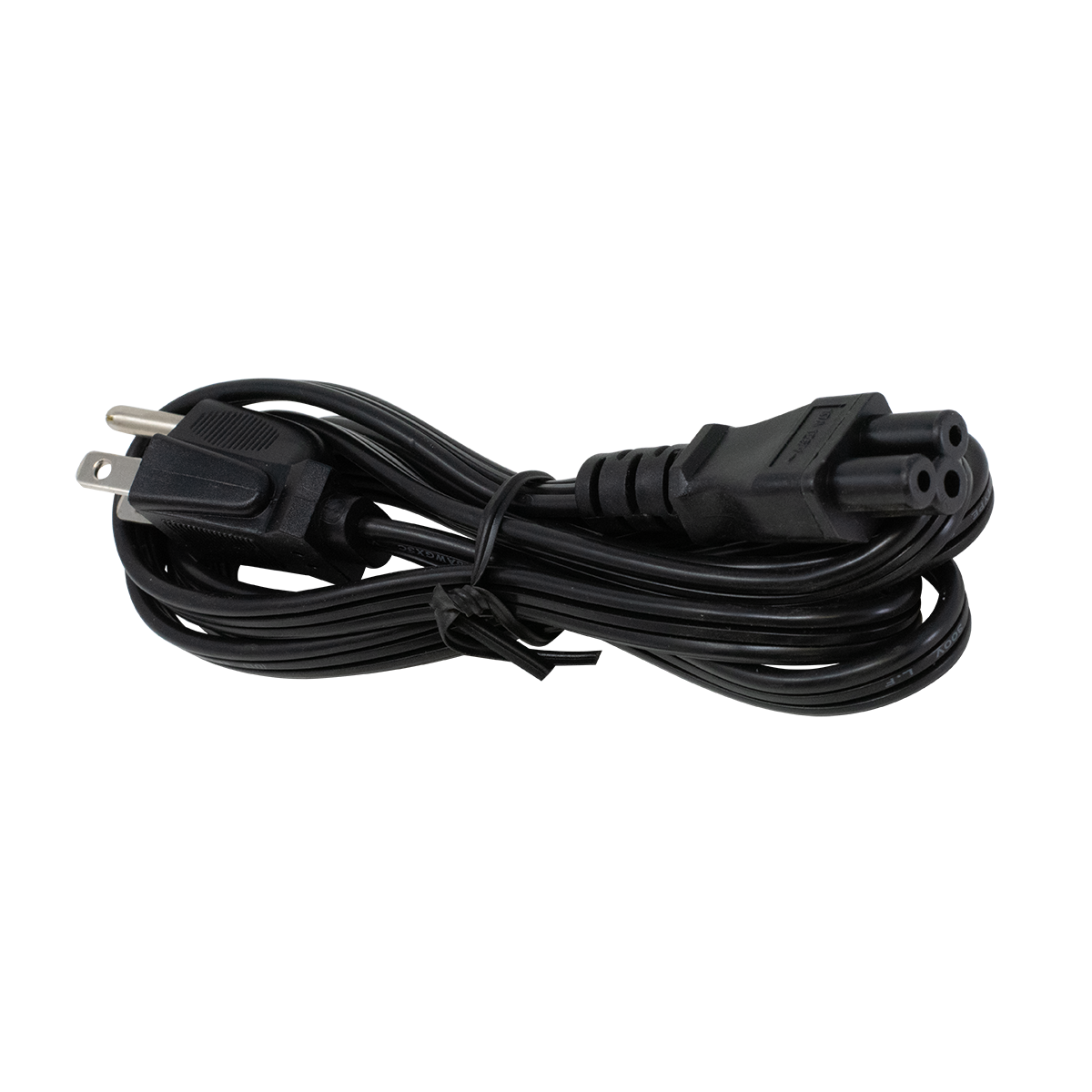 AC POWER CORD, 6', BLACK, C5 TO NEMA 5-15P