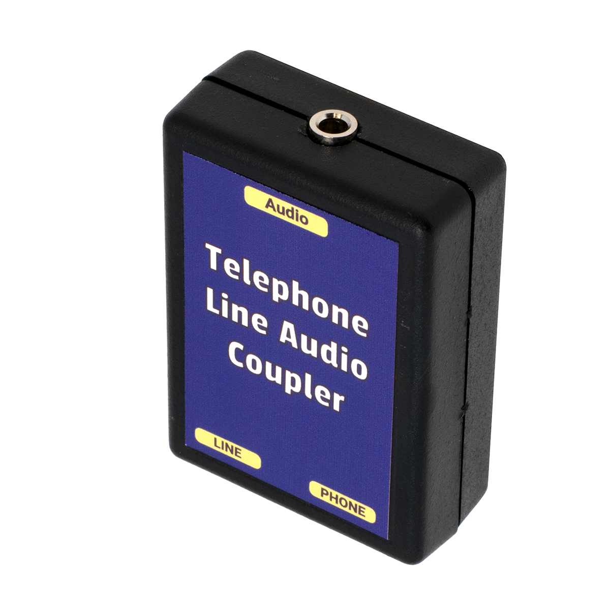 Phone Line Audio Coupler (3.5mm Jack View) Phone Line Audio Coupler (3.5mm Jack View)