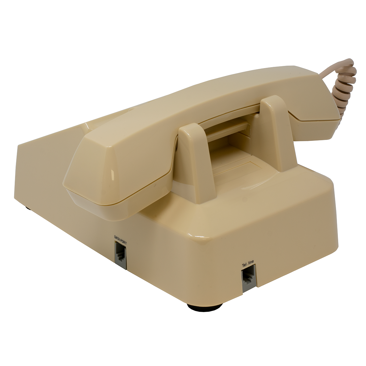 2500 Style Desk Phone No-Dial (Ivory) (Back View) 2500 Style Desk Phone No-Dial (Ivory) (Back View)