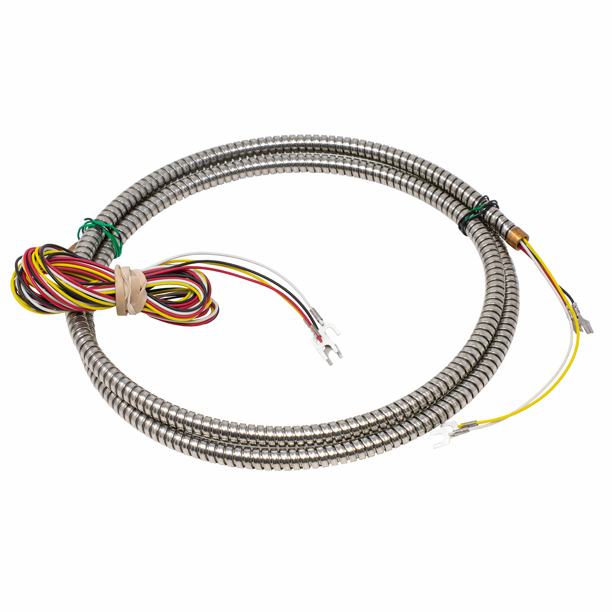 3' Armored Handset Cord 2' Wires 3' Armored Handset Cord 2' Wires