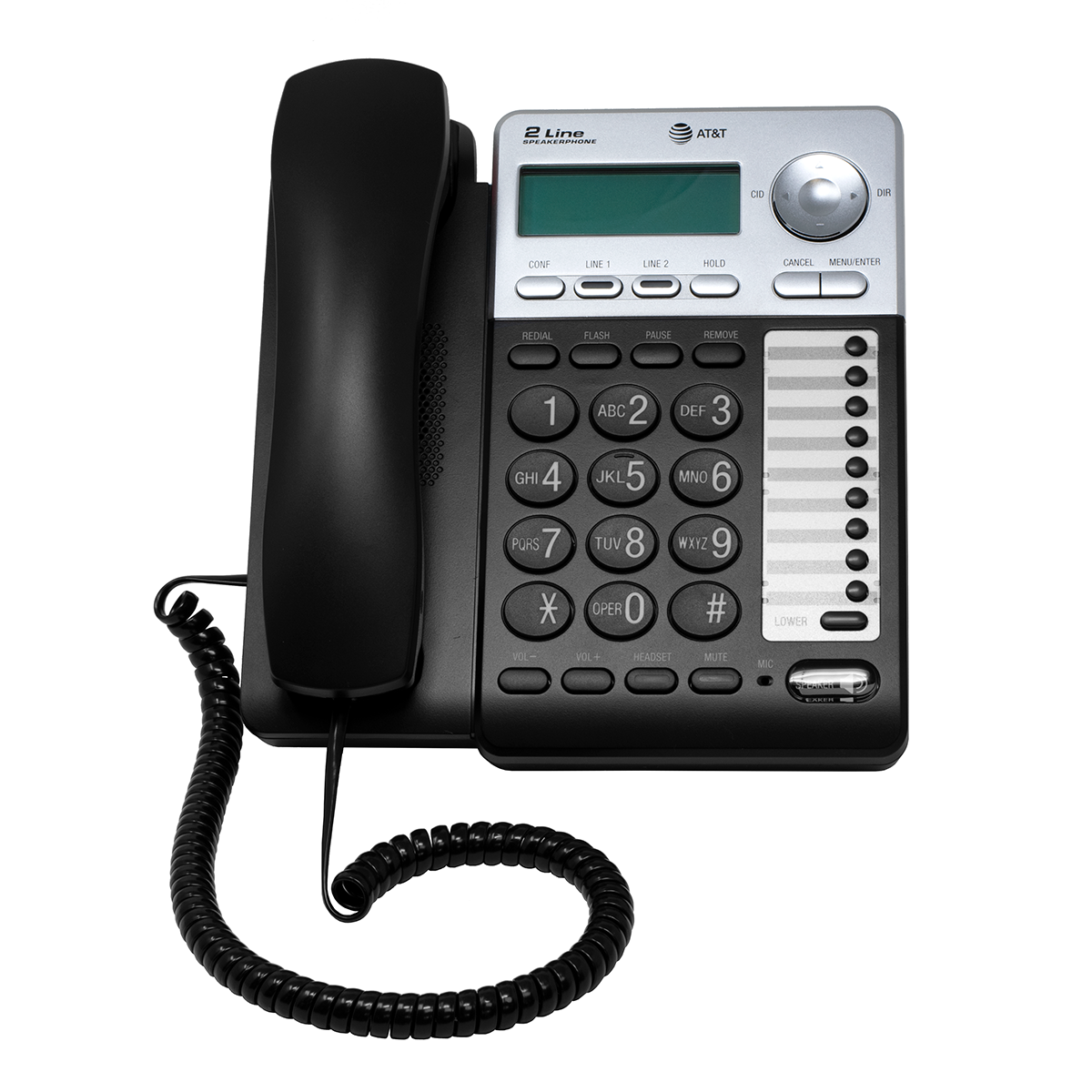 7' Black Coiled Handset Cord (Phone View) 7' Black Coiled Handset Cord (Phone View)