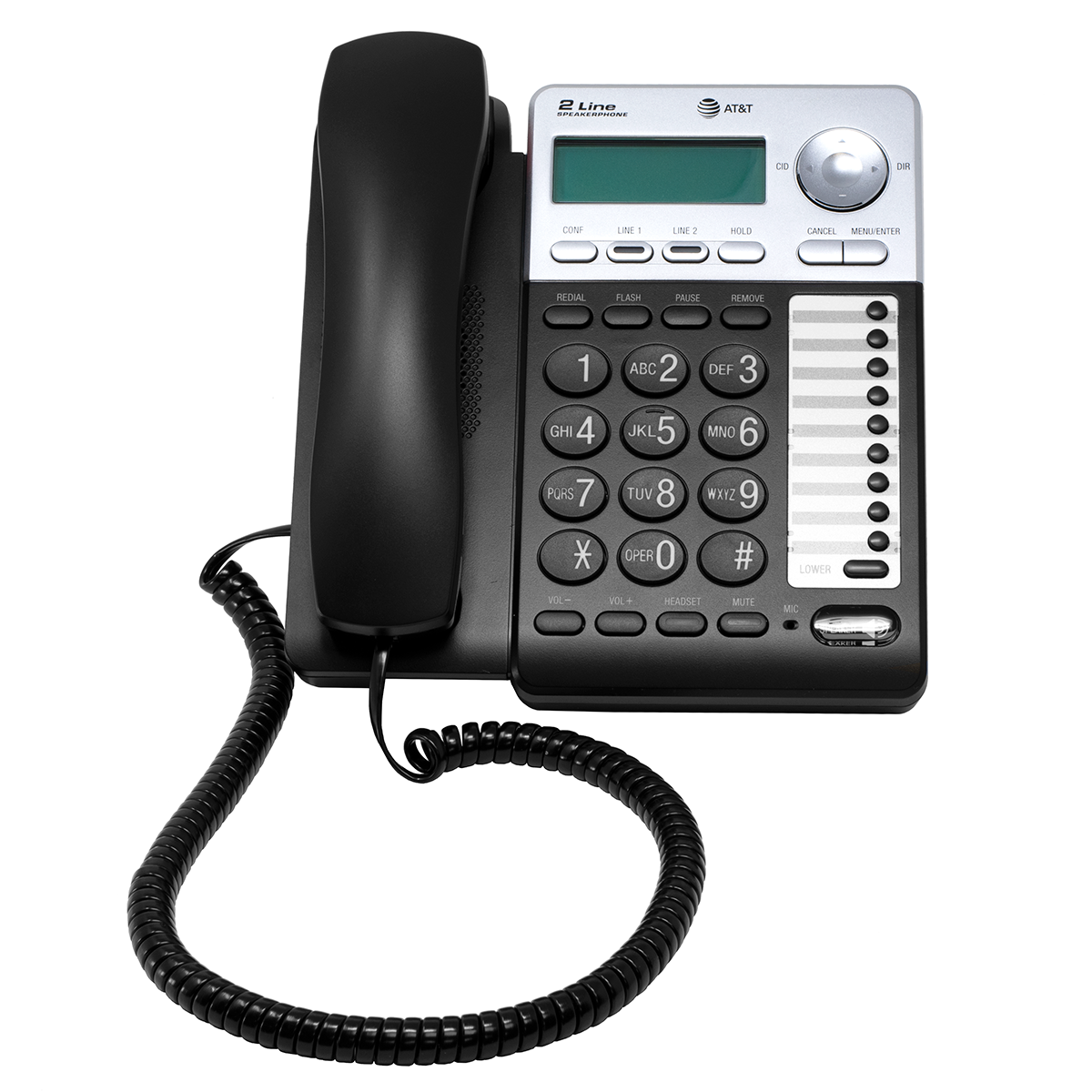 12' Black Coiled Handset Cord (Phone View) 12' Black Coiled Handset Cord (Phone View)