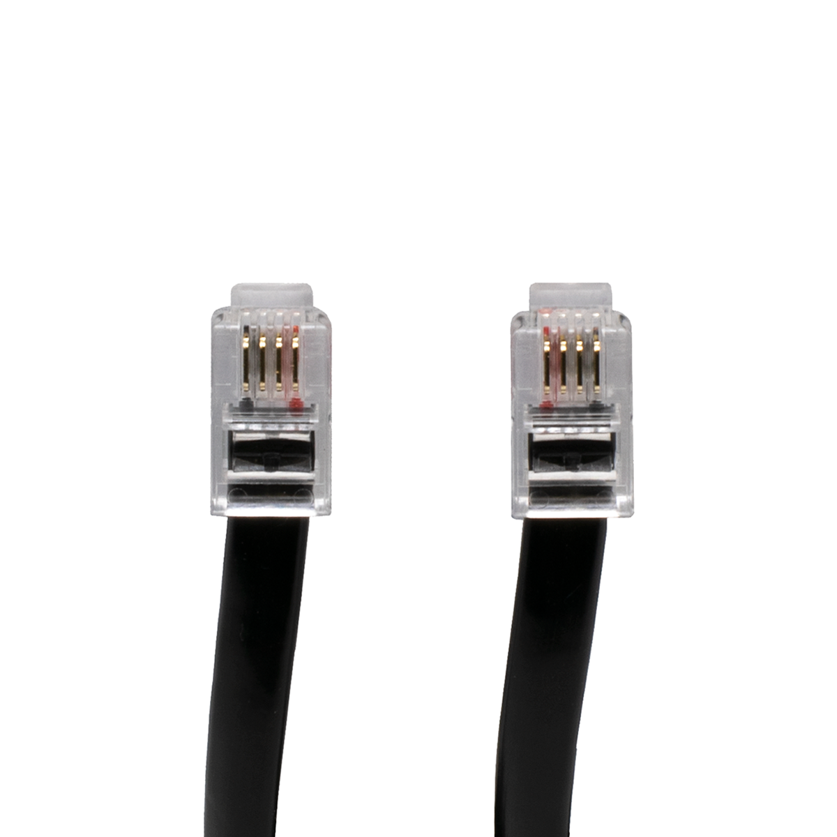 25' Black Coiled Handset Cord (Plug View) 25' Black Coiled Handset Cord (Plug View)