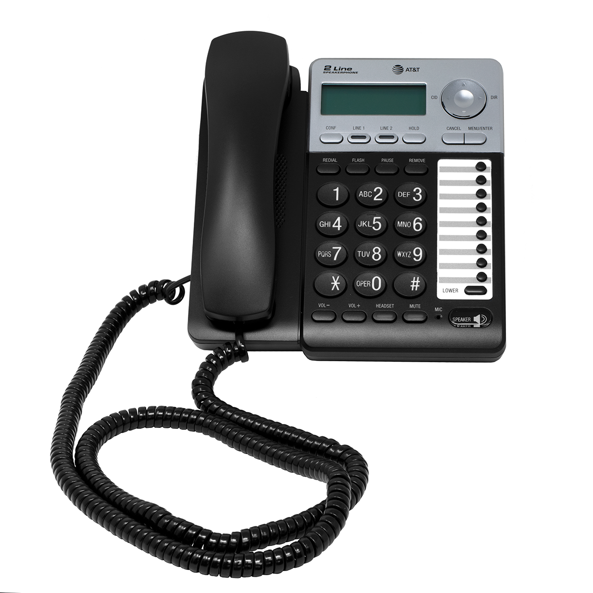25' Black Coiled Handset Cord (Phone View) 25' Black Coiled Handset Cord (Phone View)