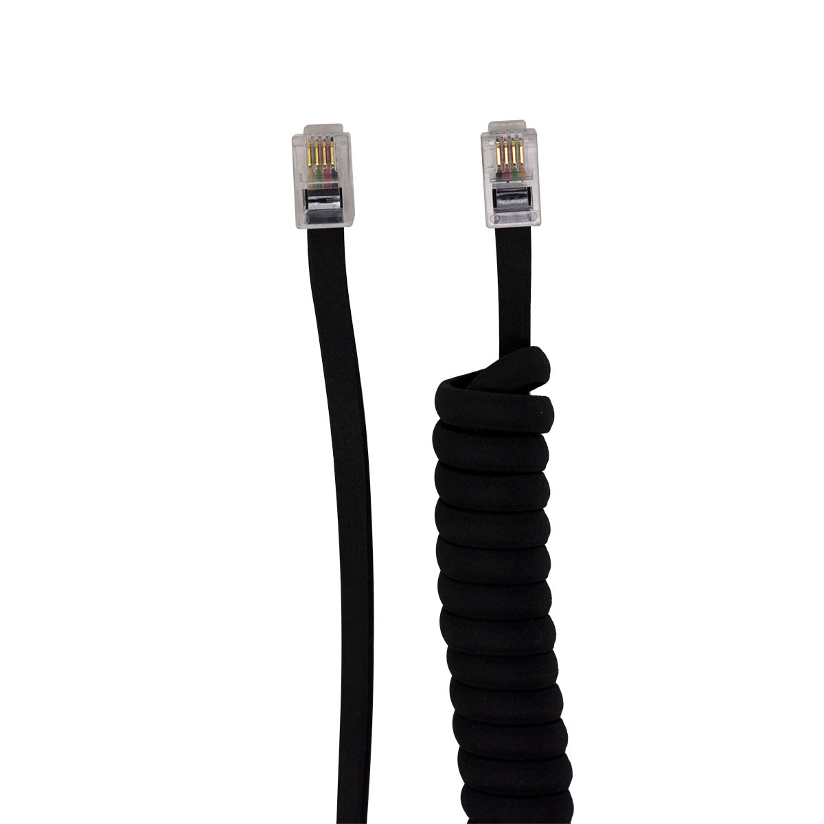 HS CORD - FLAT BLACK - 12', 220MM TAIL HS CORD - FLAT BLACK - 12', 220MM TAIL