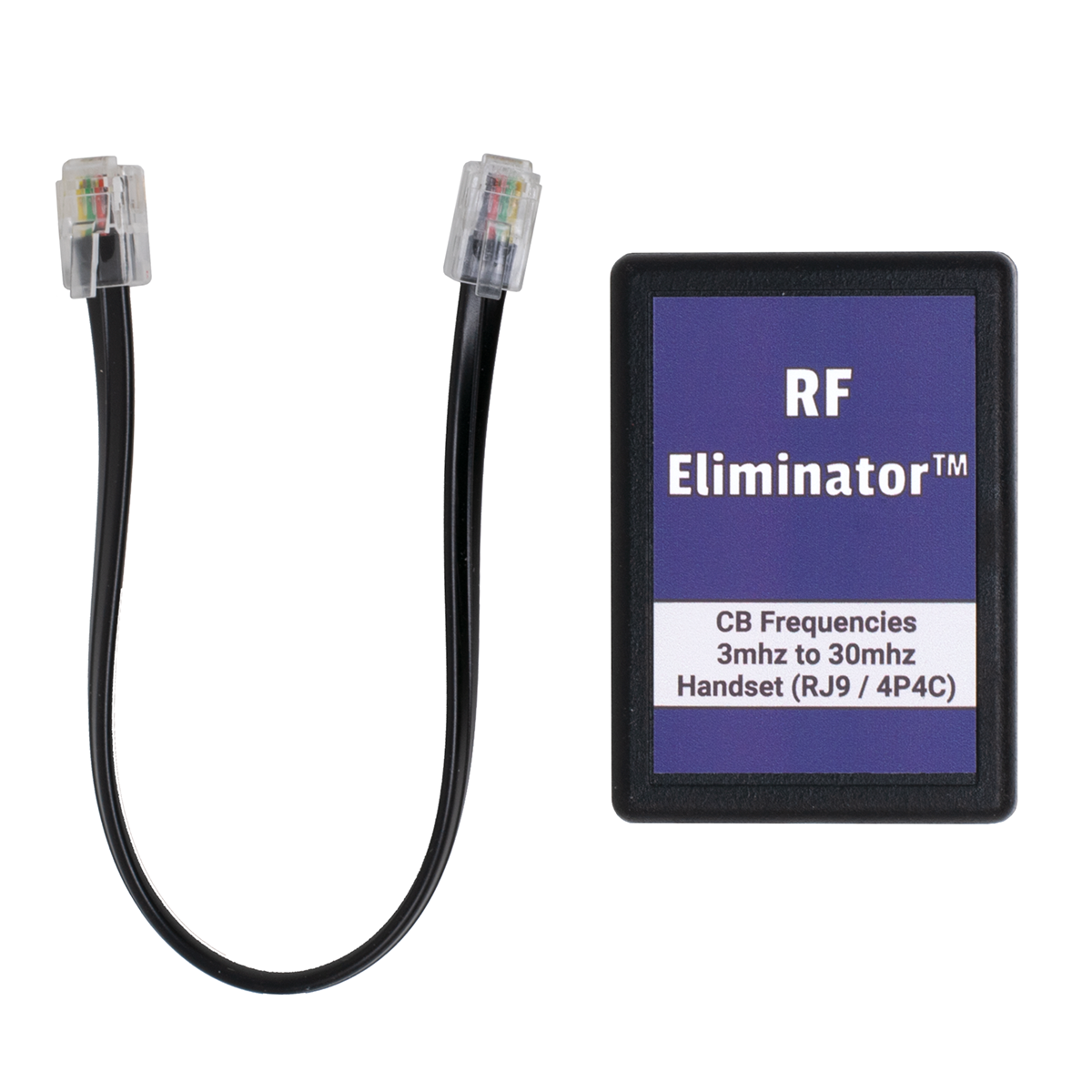 RF Eliminator - Handset - CB (Top View) RF Eliminator - Handset - CB (Top View)