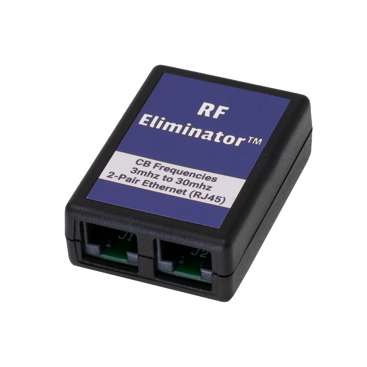RF Eliminator - 2 Pair Ethernet - CB (Side View)