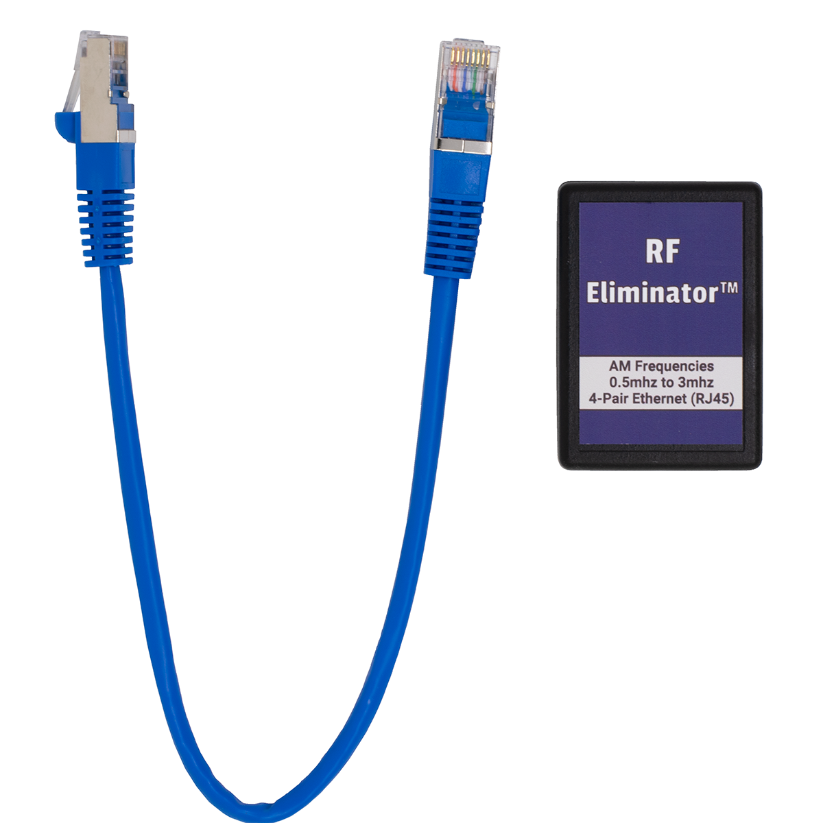 RF Eliminator - 4 Pair Ethernet - AM (Top View) RF Eliminator - 4 Pair Ethernet - AM (Top View)